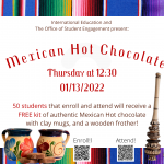 Mexican Hot Chocolate on January 13 @ 12:30 PM